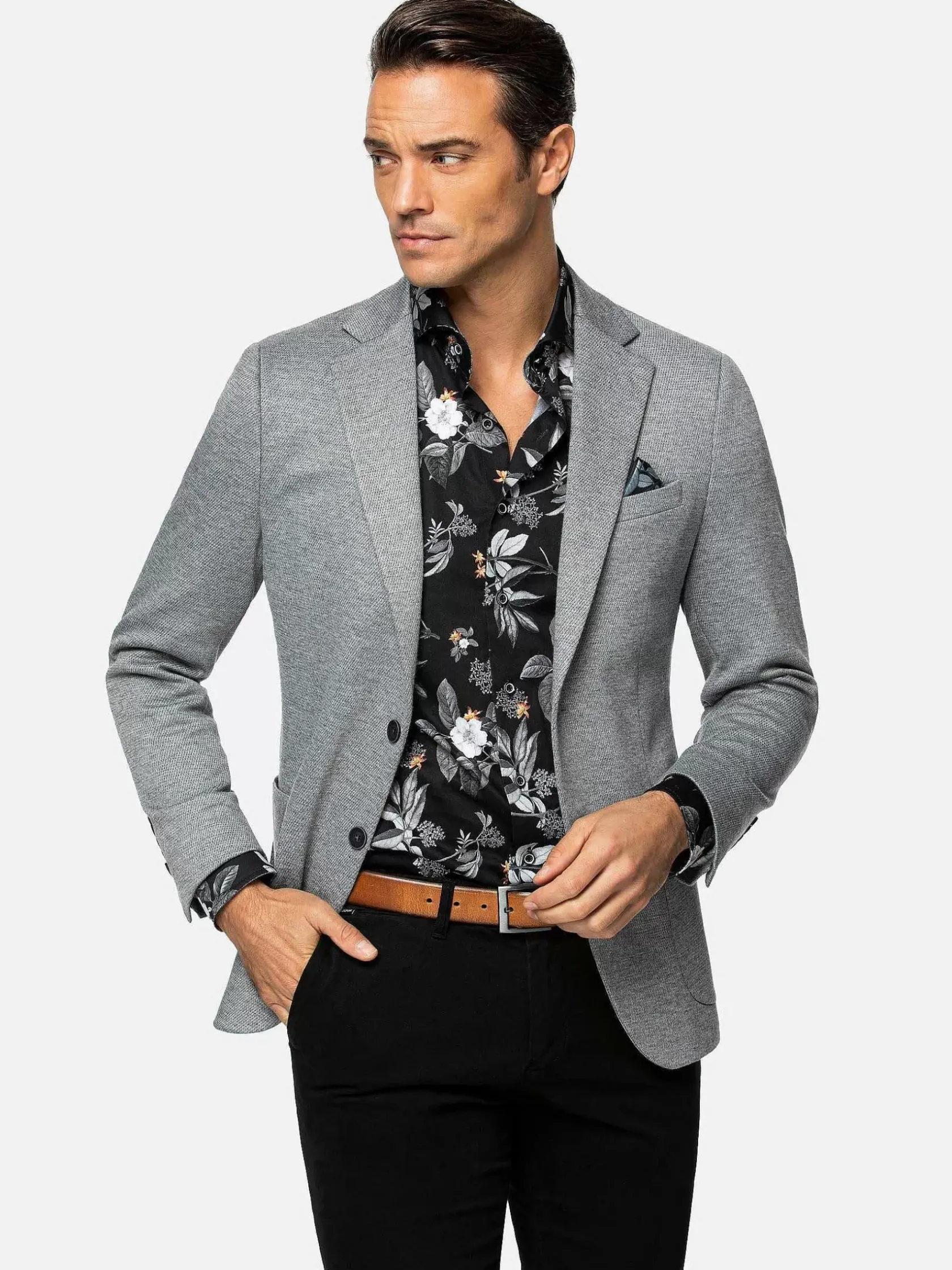 Wam Denim Colberts|Colbert 74123 Bern Grey