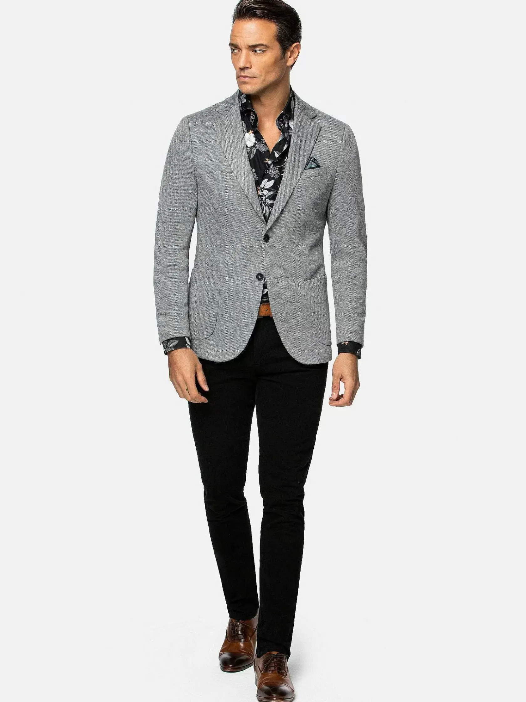 Wam Denim Colberts|Colbert 74123 Bern Grey