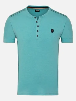 Wam Denim T-Shirts|Colter Turquoise T-Shirt