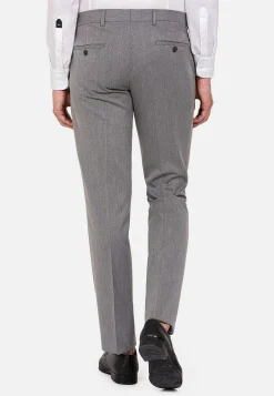 Wam Denim Pantalons|Comfort Slim Fit Grey Pantalon