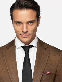 Wam Denim Colberts|Crouse Wide Lapel Brown Colbert