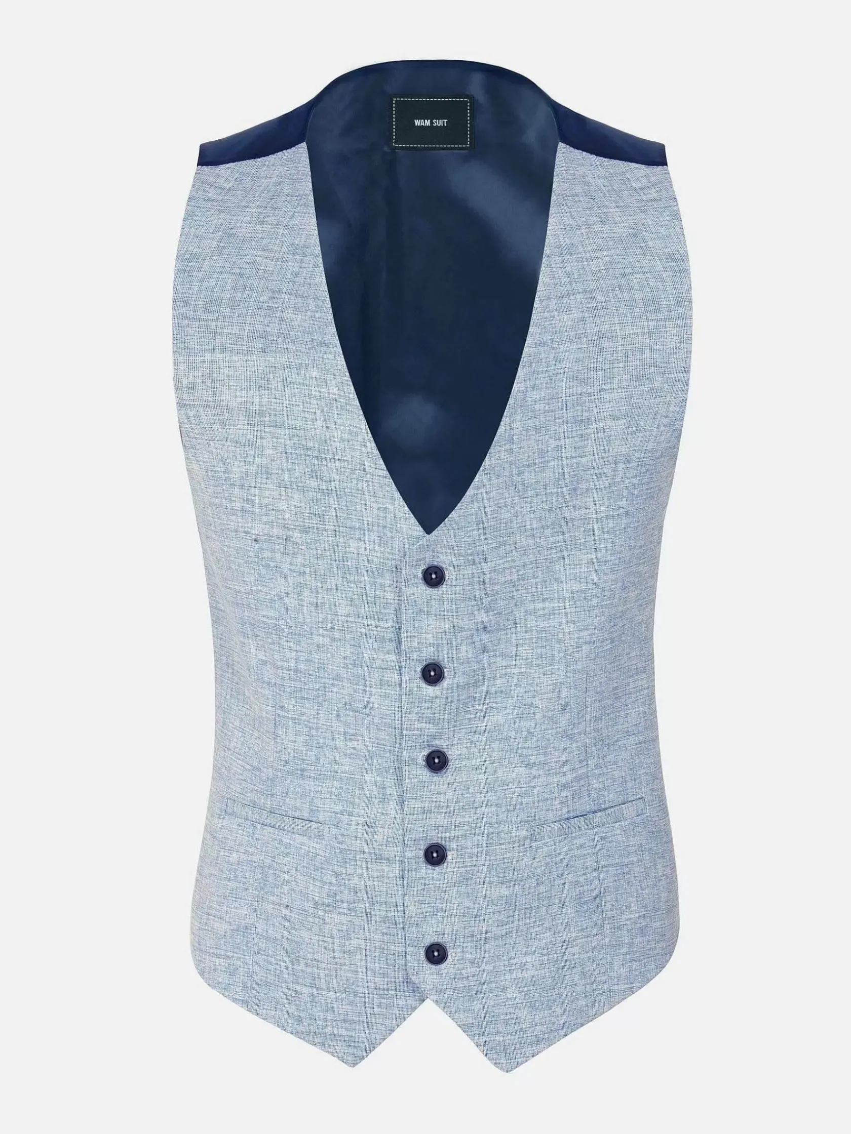 Wam Denim Gilets|Cullen Blue Gilet