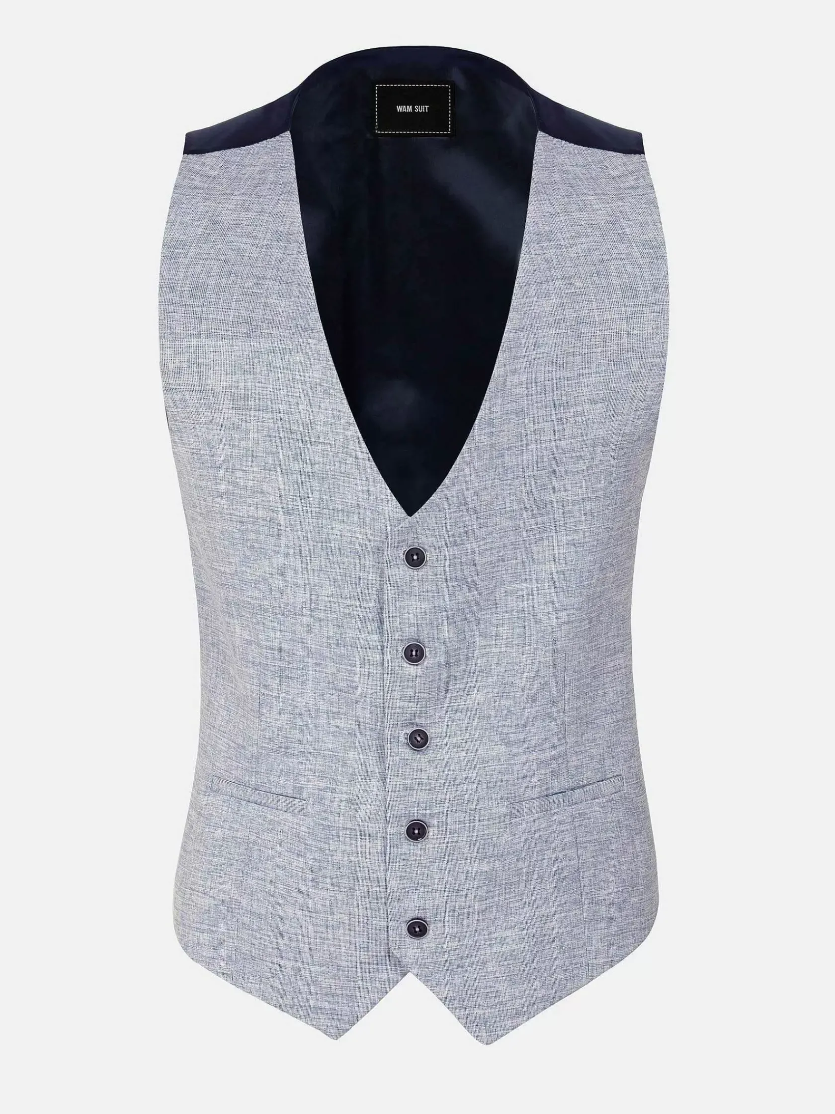 Wam Denim Gilets|Cullen Navy Gilet