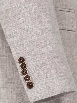 Wam Denim Colberts|Cullen Single Breast Beige Colbert