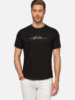 Wam Denim T-Shirts|Dambas Signature Crew Neck T-Shirt Black