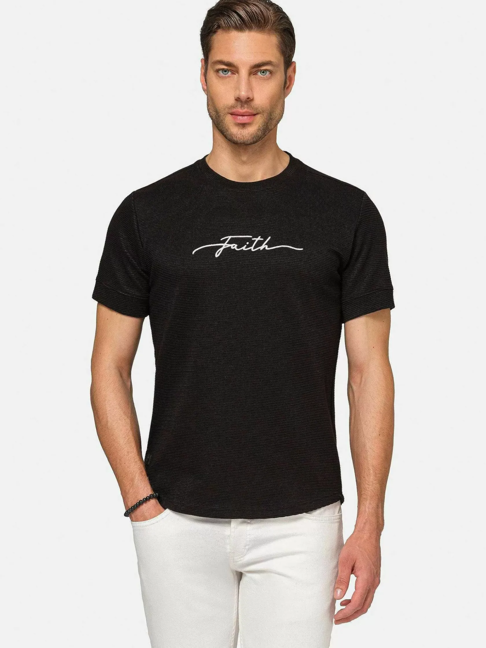 Wam Denim T-Shirts|Dambas Signature Crew Neck T-Shirt Black