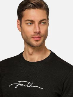 Wam Denim T-Shirts|Dambas Signature Crew Neck T-Shirt Black