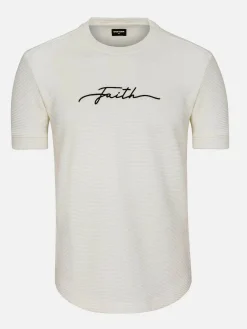 Wam Denim T-Shirts|Dambas Signature Crew Neck T-Shirt Off White