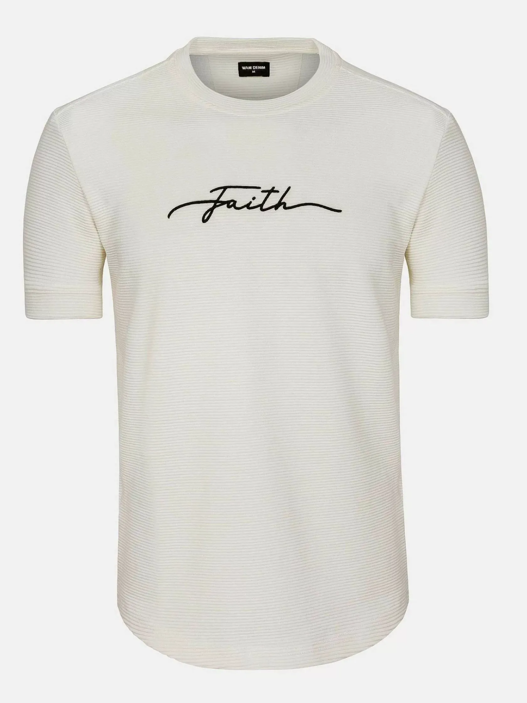 Wam Denim T-Shirts|Dambas Signature Crew Neck T-Shirt Off White