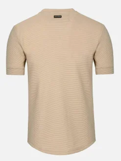 Wam Denim T-Shirts|Dambas Signature Crew Neck T-Shirt Beige