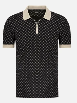 Wam Denim Polo'S|Dario Black Polo