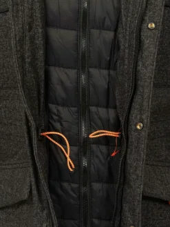 Wam Denim Winterjassen|Dean Modern Fit Winter Anthracite Jassen