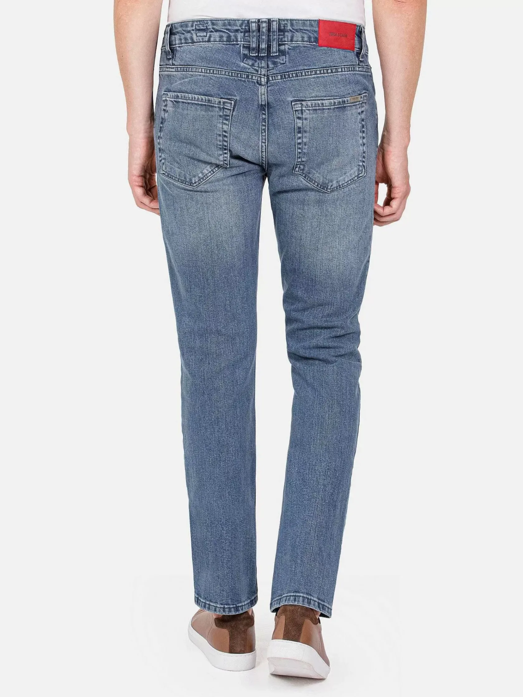 Wam Denim Jeans|Dickinson Tailored Fit Light Navy Jeans