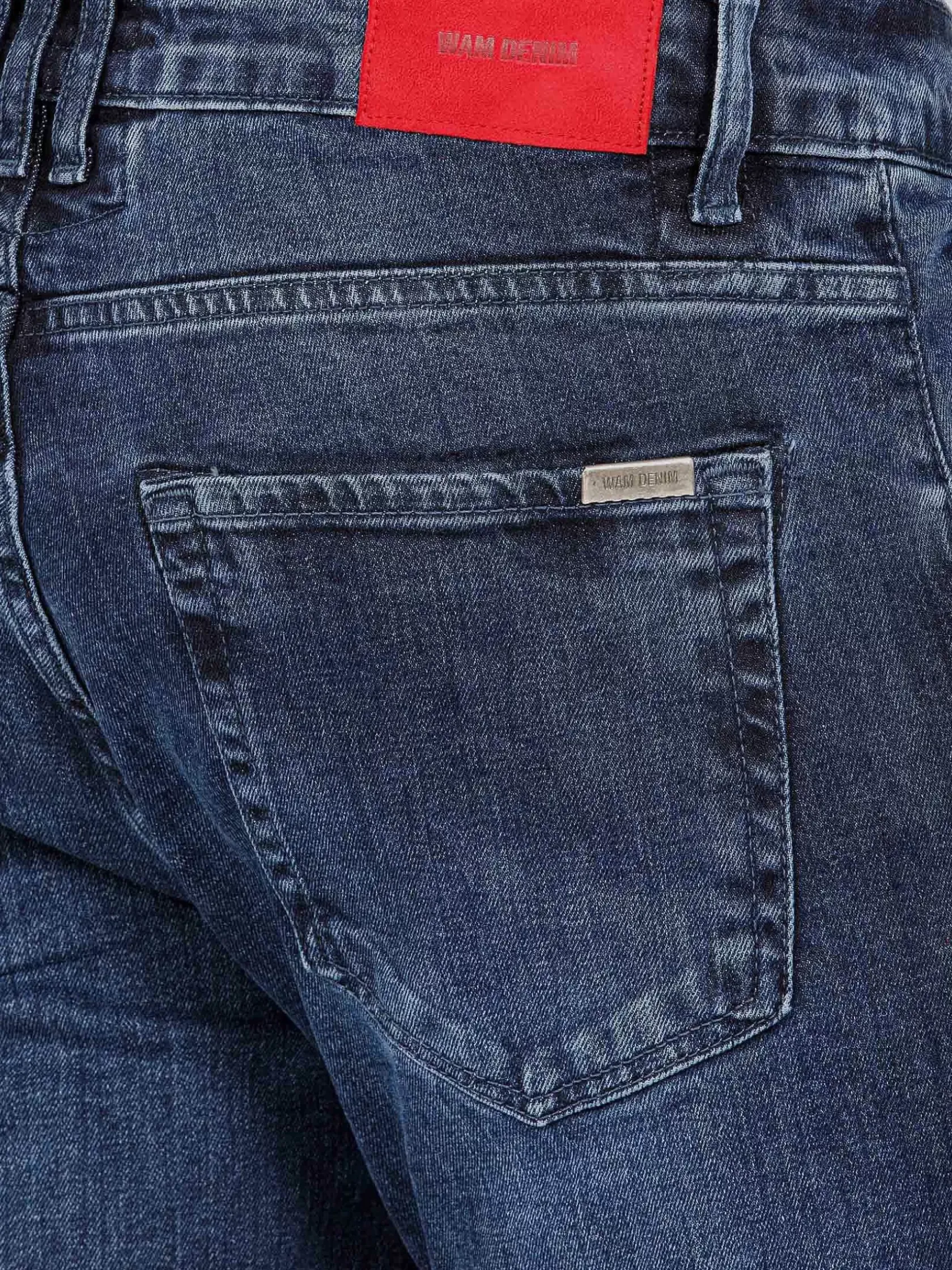 Wam Denim Jeans|Dickinson Tailored Fit Navy Jeans