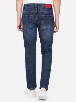 Wam Denim Jeans|Dickinson Tailored Fit Navy Jeans