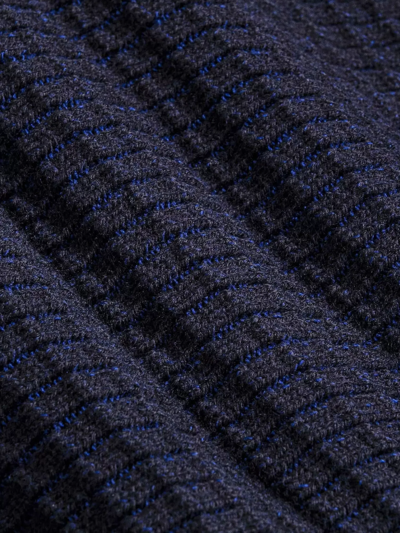 Wam Denim Truien|Dover Slim Fit V-Neck Navy Truien