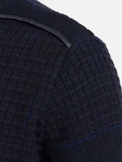 Wam Denim Truien|Dover Slim Fit V-Neck Navy Truien