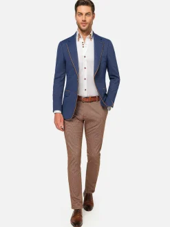 Wam Denim Colberts|Dwayne Notched Lapel Light Navy Colbert