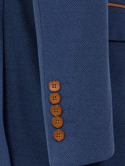 Wam Denim Colberts|Dwayne Notched Lapel Light Navy Colbert