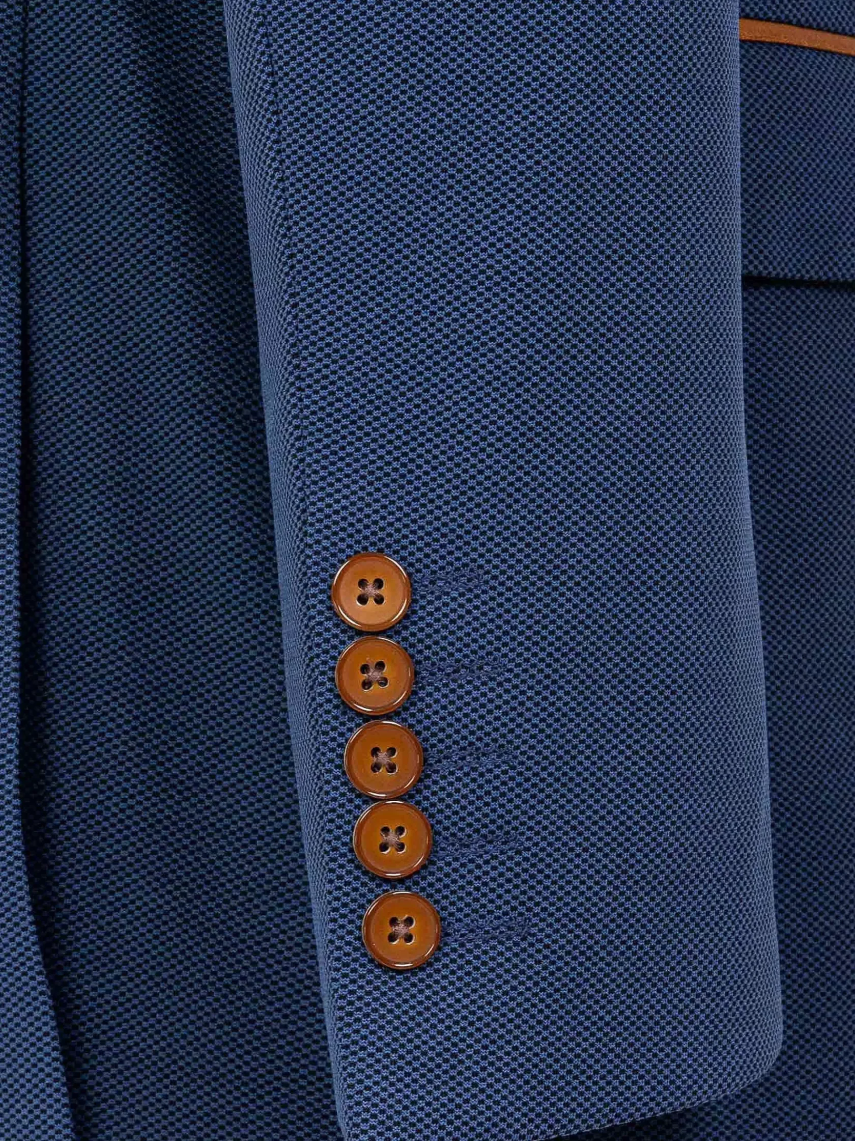 Wam Denim Colberts|Dwayne Notched Lapel Light Navy Colbert