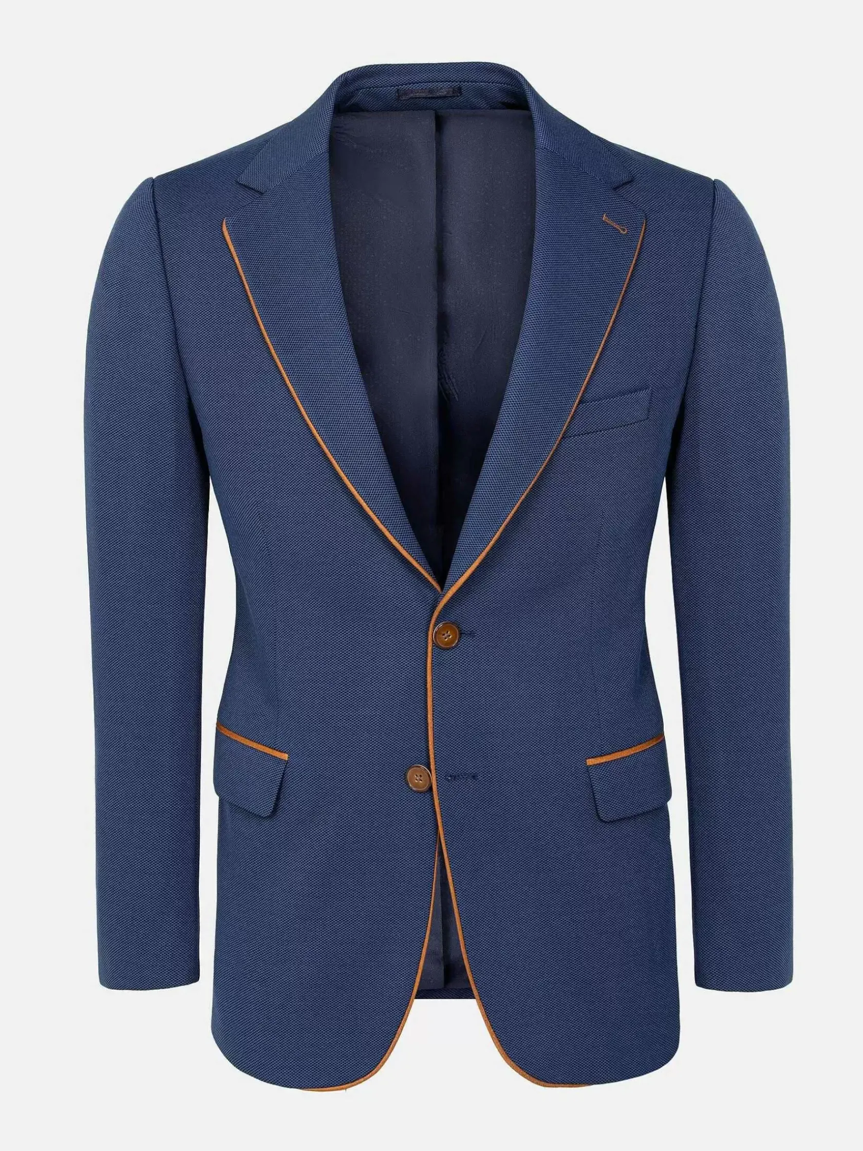 Wam Denim Colberts|Dwayne Notched Lapel Light Navy Colbert