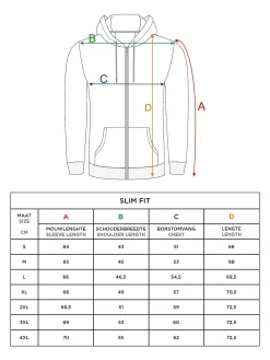 Wam Denim Vesten|Echten Slim Fit Hoodie Black Vesten