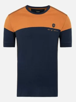 Wam Denim T-Shirts|Eithan Navy T-Shirt