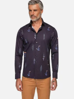 Wam Denim Overhemd Lange Mouwen|Equinox Floral Print Overhemd Lange Mouw