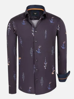 Wam Denim Overhemd Lange Mouwen|Equinox Floral Print Overhemd Lange Mouw