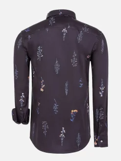 Wam Denim Overhemd Lange Mouwen|Equinox Floral Print Overhemd Lange Mouw