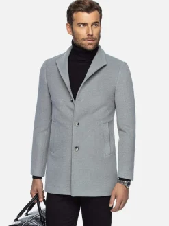 Wam Denim Manteljassen|Franklin Three Button Casual Grey Mantelassen