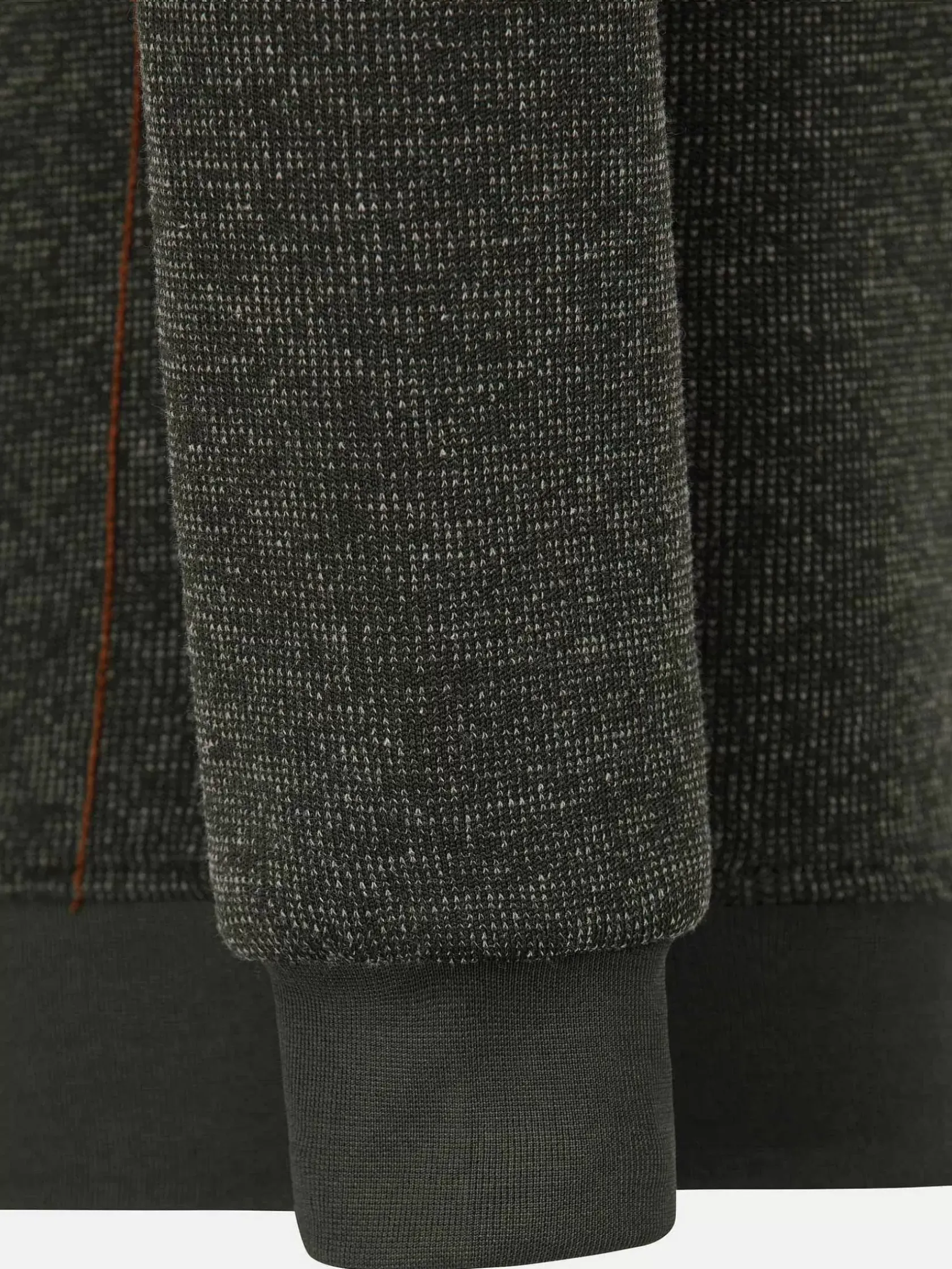 Wam Denim Sweaters|Galahad Mock Neck Khaki Sweater