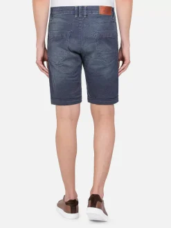 Wam Denim Shorts|Gary Navy Denim Regular Fit Korte Broek
