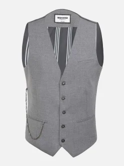 Wam Denim Gilets|Gilet 74113 Albi Grey