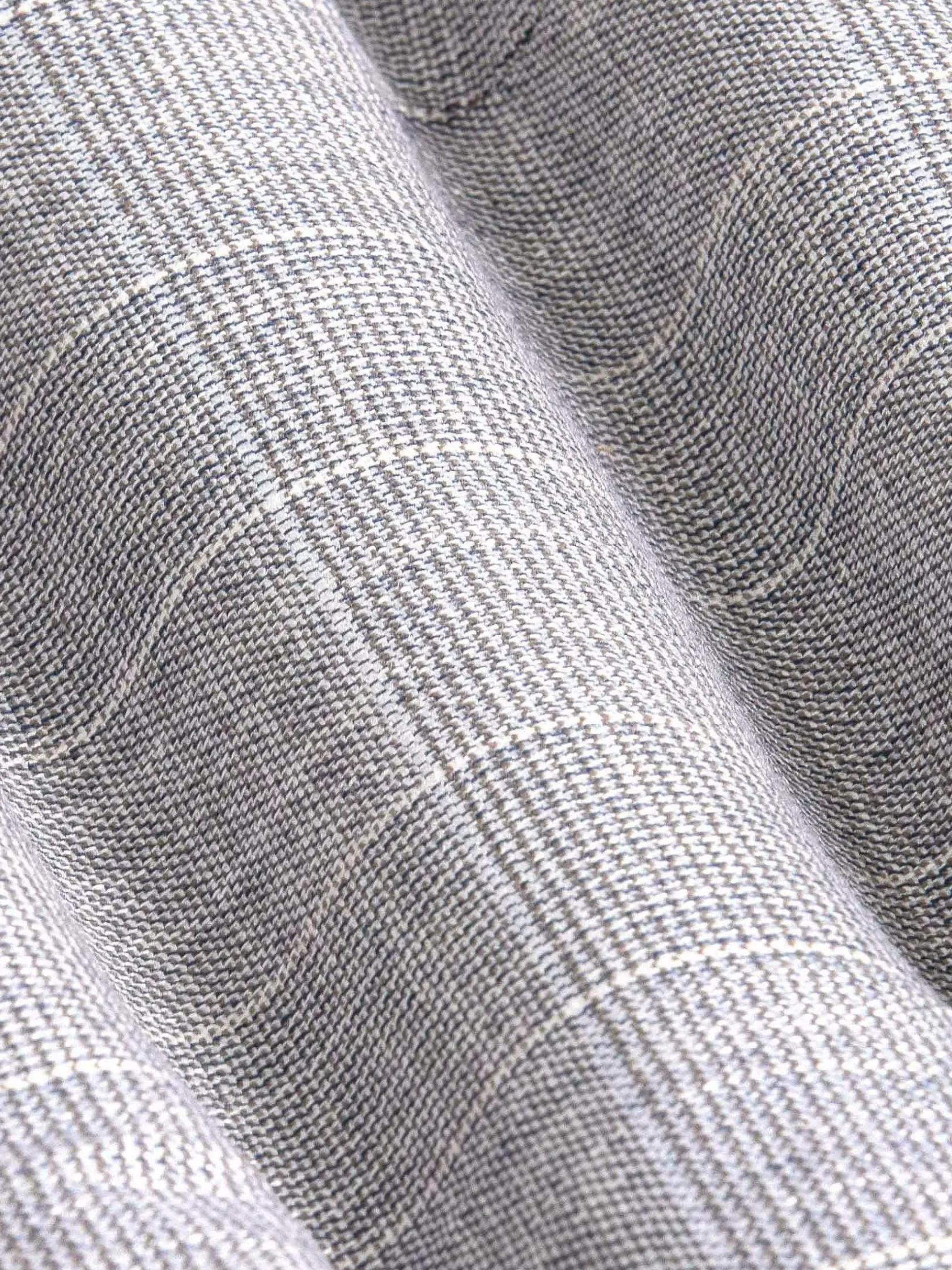 Wam Denim Colberts|Ground Checkered Slim Fit Grey Colbert