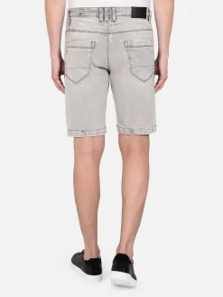 Wam Denim Shorts|Hanneman Micro Textured Grey Short