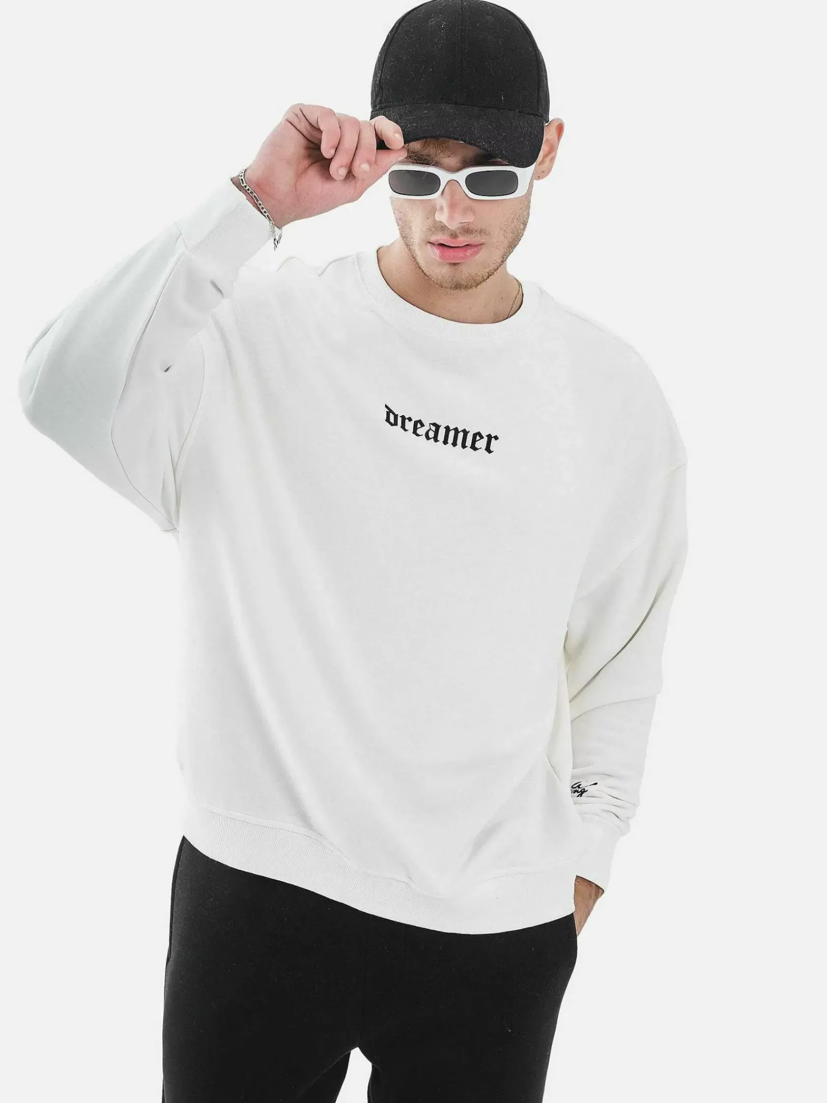 Wam Denim Streetwear|Harley White Sweater