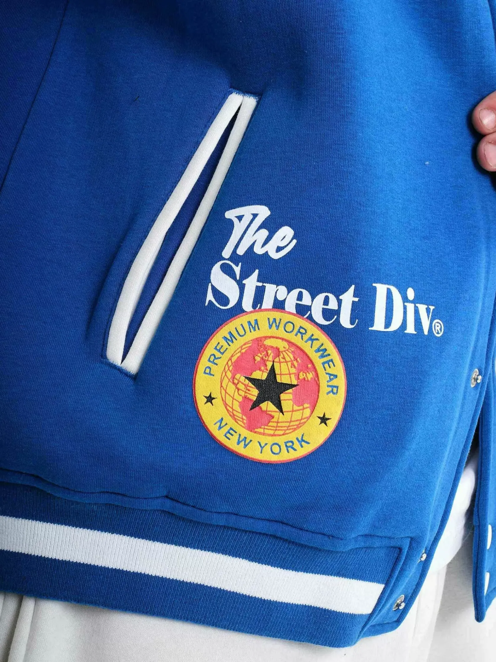 Wam Denim Streetwear|Henrik Royal Blue Jassen