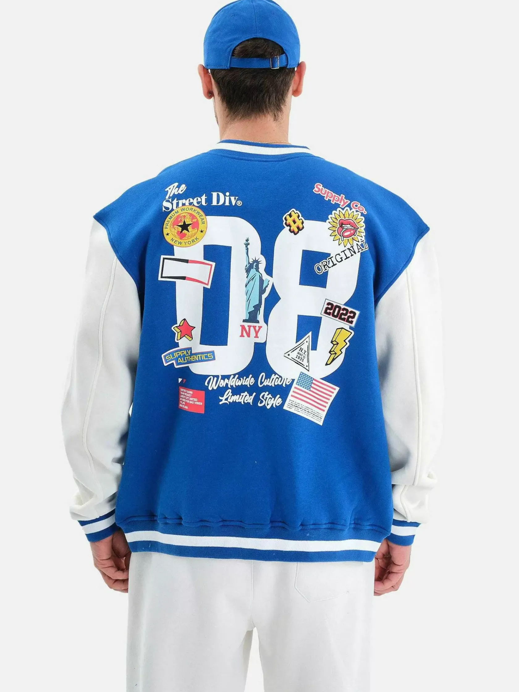 Wam Denim Streetwear|Henrik Royal Blue Jassen