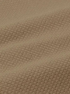Wam Denim Polo'S|Henry Pique Knit Brown Polo