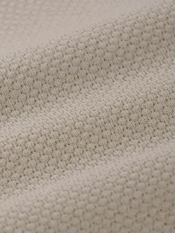 Wam Denim Polo'S|Henry Pique Knit Light Beige Polo