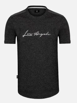 Wam Denim T-Shirts|Hermosa Graphic Black T-Shirt