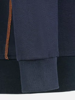 Wam Denim Sweaters|Horizon Turtleneck Navy Sweater