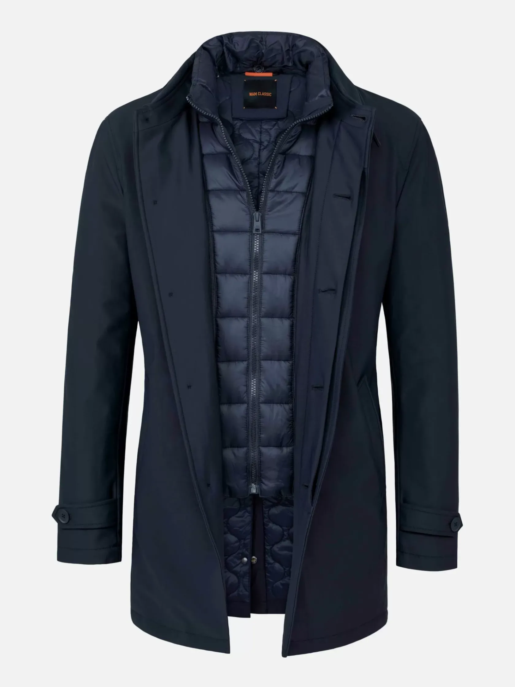 Wam Denim Winterjassen|Hunter Modern Fit Winter Navy Jassen
