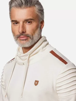 Wam Denim Truien|Jackson Turtlenecked Off-White Truien