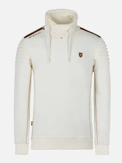 Wam Denim Truien|Jackson Turtlenecked Off-White Truien
