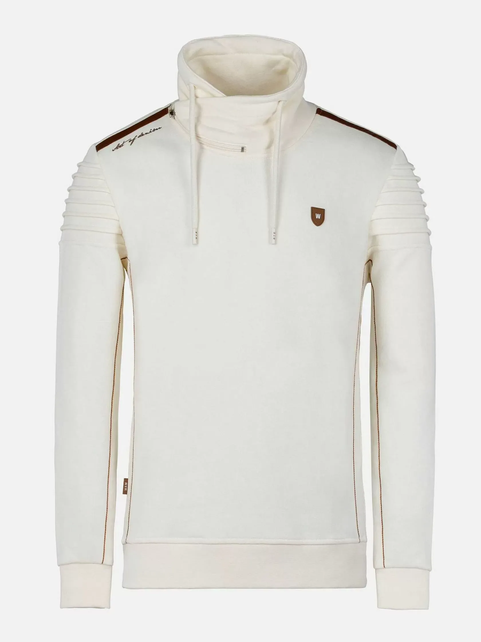 Wam Denim Truien|Jackson Turtlenecked Off-White Truien