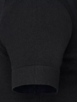 Wam Denim Polo'S|James Full Button-Down Black Polo