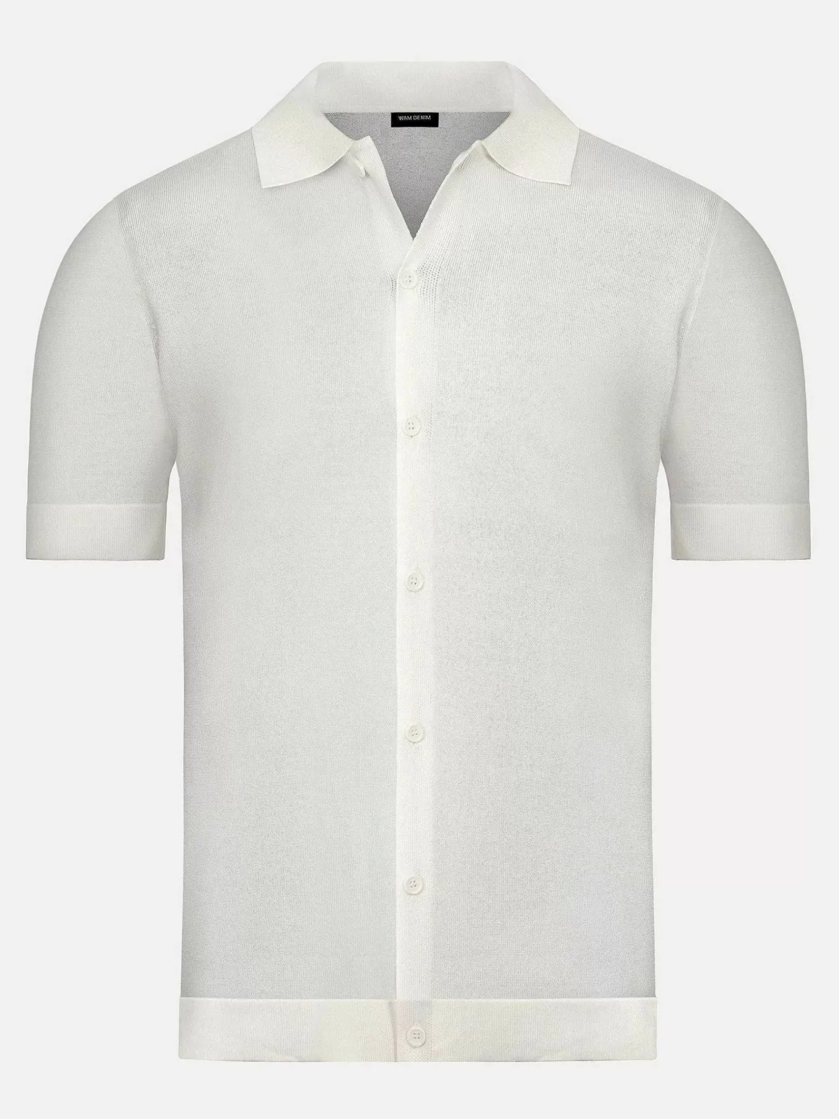 Wam Denim Polo'S|James Full Button-Down White Polo
