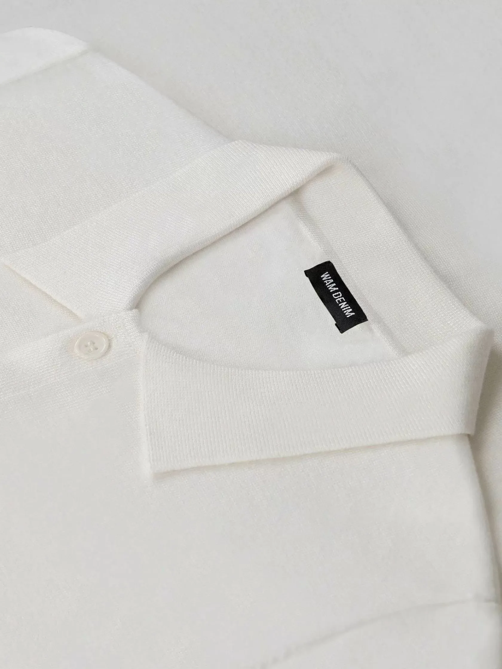 Wam Denim Polo'S|James Full Button-Down White Polo